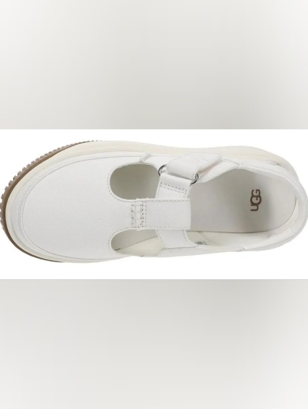 UGG® Women's EZ-Duzzit T-Strap Platform Flats Size 6 Used Exc MSRP $120 - Picture 3 of 11